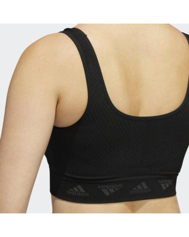 REGGISENO SPORTIVO ADIDAS AEROKNIT NERO NEGRO