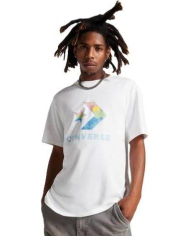 CONVERSE STAR CHEVRON LANDSCAPE WHITE T-SHIRT BLANCO