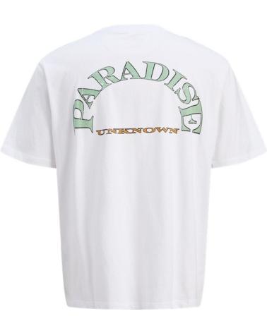 JACK AND JONES CAMISETA JACK JONES BLANCA DE CUELLO REDONDO BLANCO