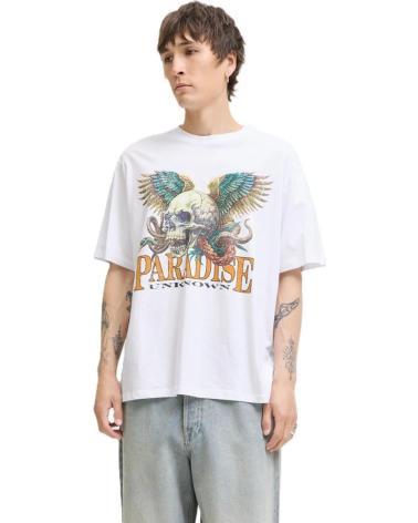 JACK AND JONES CAMISETA JACK JONES BLANCA DE CUELLO REDONDO BLANCO