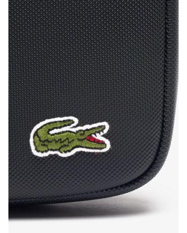 LACOSTE BANDOLERA FLAT CROSSOVER BAG NEGRO