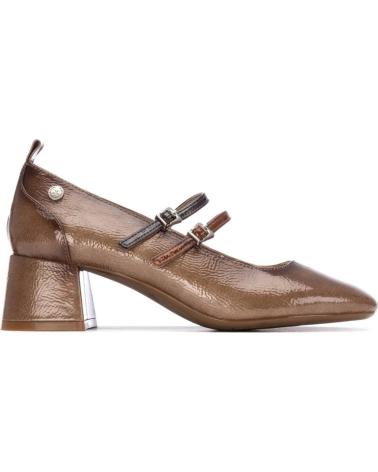 SCARPA CON TACCO XTI 144255 BEIGE CON DOPPIO CINTURINO BEIGE