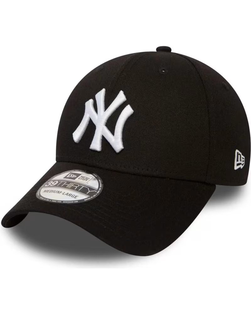 BONÉ NEW ERA NEW YORK YANKEES 39THIRTY ESSENTIAL STRETCH FIT OFICIAL PRETO
