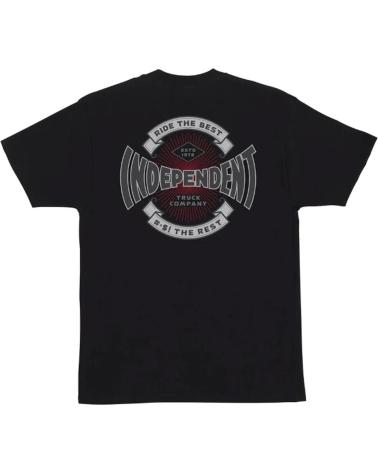 INDEPENDENT CAMISETA ESTABLISHED 78 SS HEAVYWEIGHT NEGRO BLACK