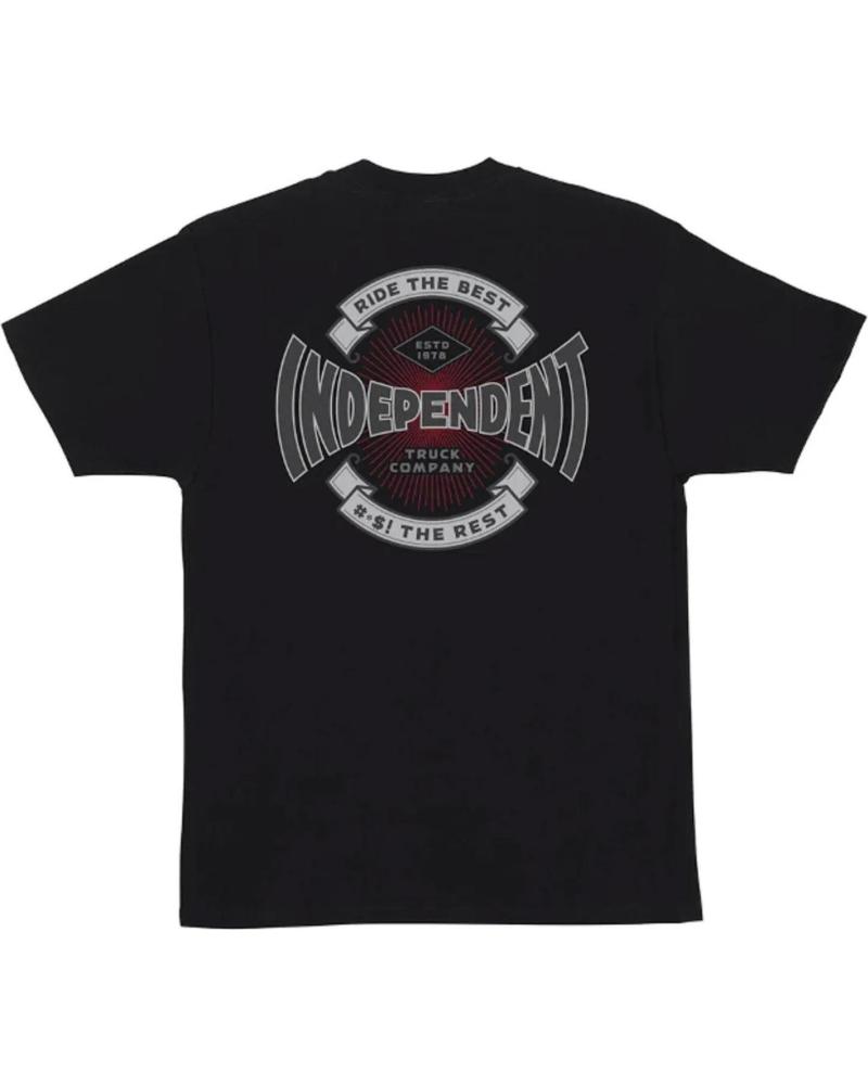 INDEPENDENT CAMISETA ESTABLISHED 78 SS HEAVYWEIGHT NEGRO BLACK