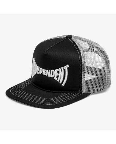 INDEPENDENT GORRA SPAN MESH TRUCKER STRUCTURED HAT BLACK GREY