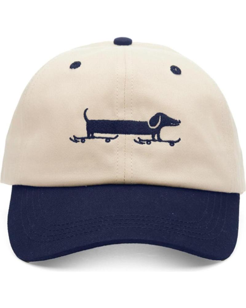 HYDROPONIC GORRA DACHSHUND CP BEIGE Y AZUL NAVY