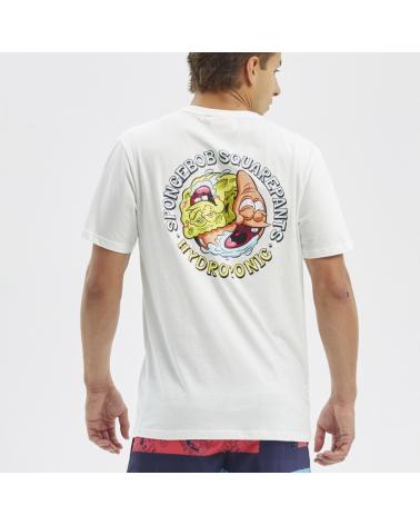 HYDROPONIC CAMISETA X BOB ESPONJA YIN YANG BLANCO WHITE