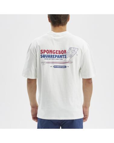 HYDROPONIC CAMISETA X BOB ESPONJA SURF SS BLANCO WHITE