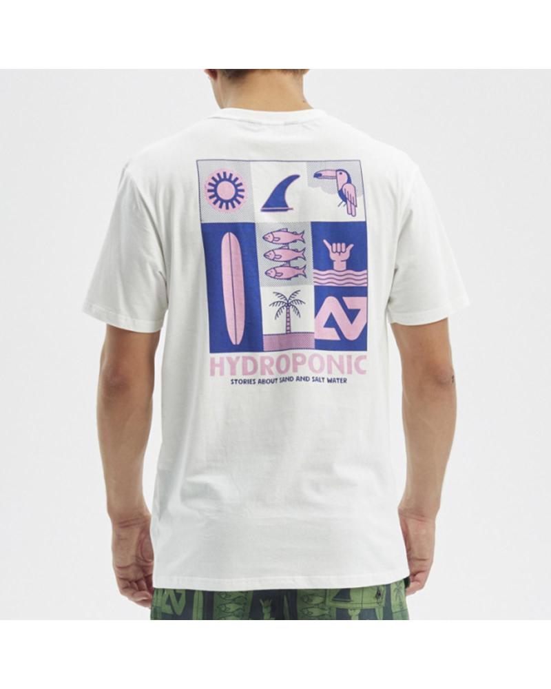 HYDROPONIC CAMISETA SALTWATER SS BLANCO WHITE