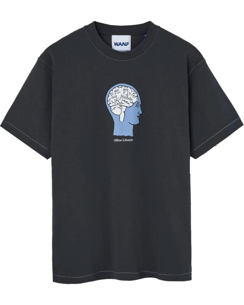 SCHWARZES T-SHIRT 'TOUGHTS' VON WE ARE NOT FRIENDS