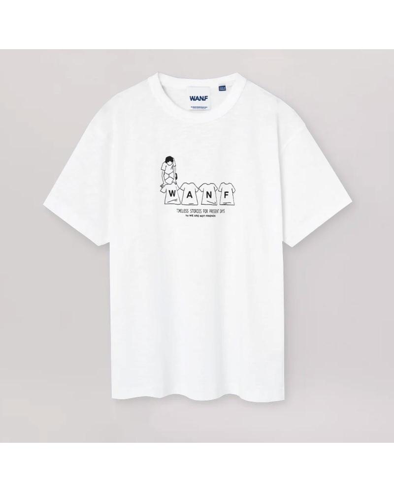 WEISSES T-SHIRT 'PERSONAL PROJECT' VON WE ARE NOT FRIENDS