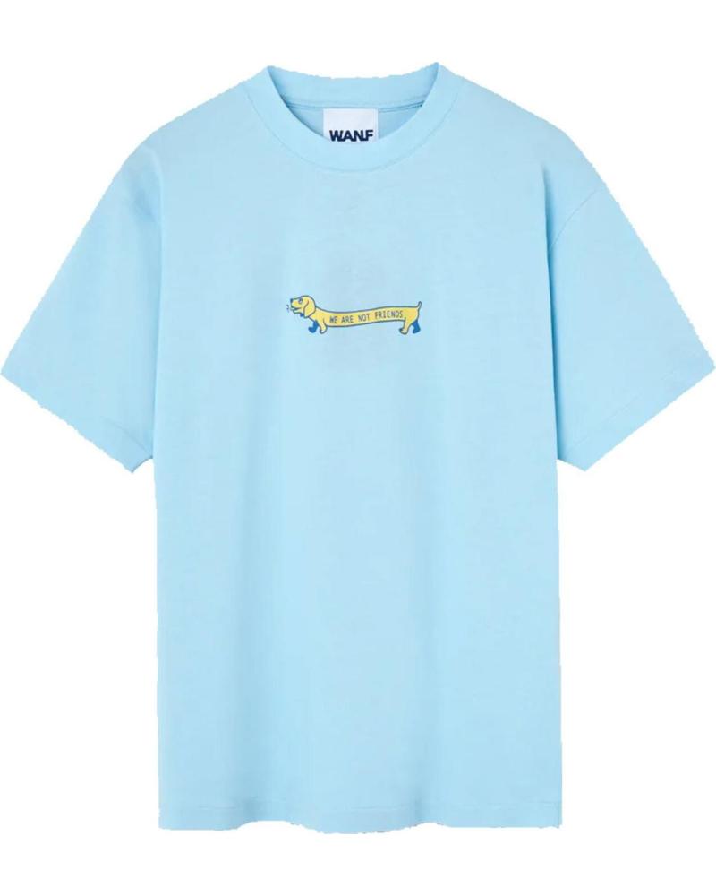 T-SHIRT 'DOGGY DOGG' BLAU WE ARE NOT FRIENDS