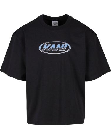CAMISETA KARL KANI WOVEN SIGNATURE CHROME TEE NEGRA