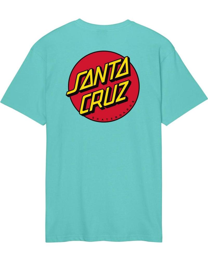 SANTA CRUZ CAMISETA CLASSIC DOT AZUL CELESTE POOL BLUE