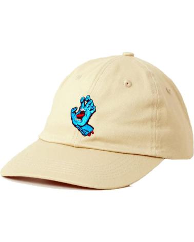 SANTA CRUZ GORRA SCREAMING MINI HAND CAP BLOND WOOD