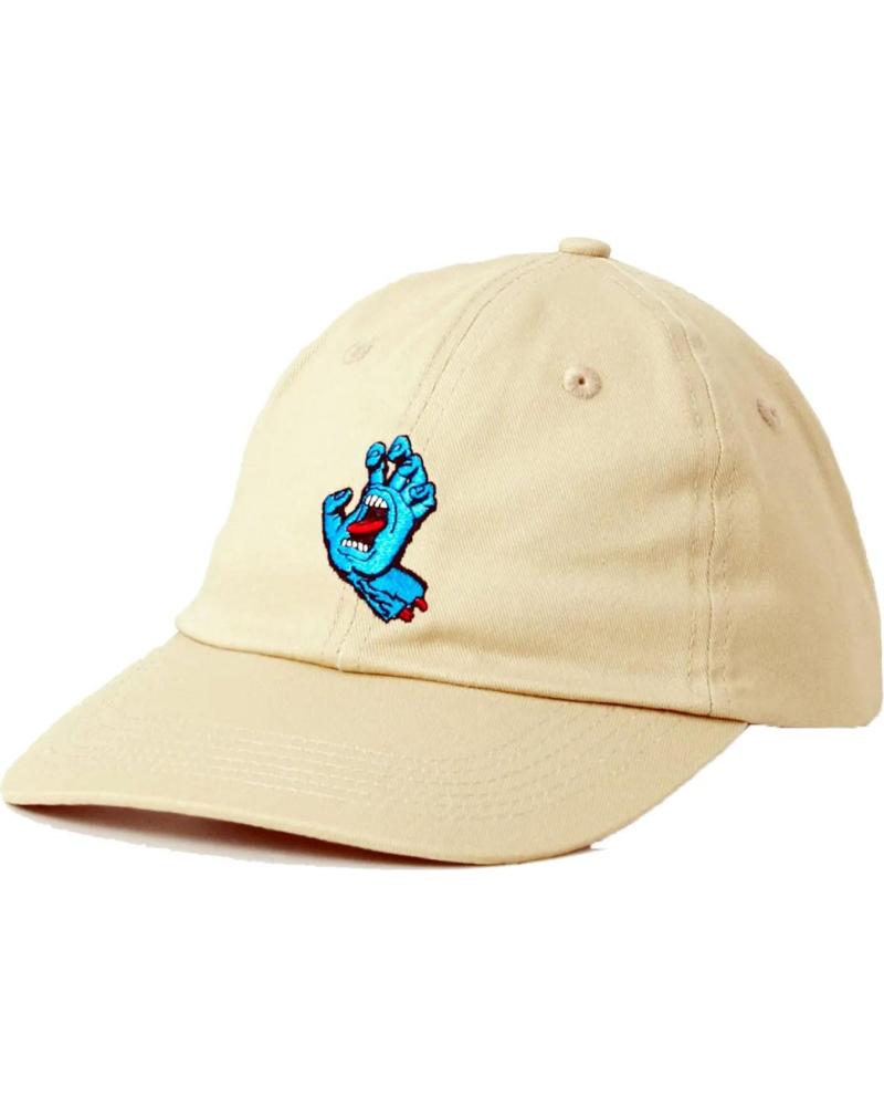 SANTA CRUZ GORRA SCREAMING MINI HAND CAP BLOND WOOD