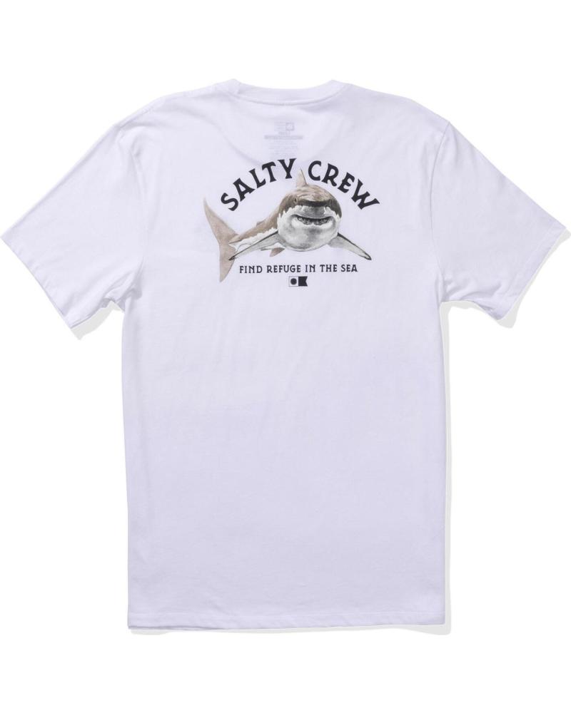 SALTY CREW GORRA LURKING SS TEE WHITE