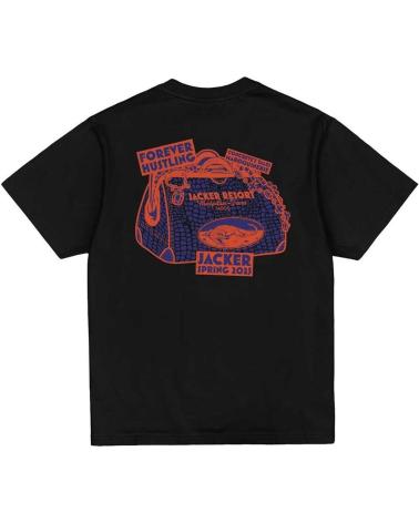 T-SHIRT JACKER 'MAROQUIN BAG' NERA