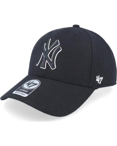 CAPPELLINO 47 BRAND MLB NEW YORK YANKEES RAISED BASIC TRUCKER NERO E BIANCO NEGRO