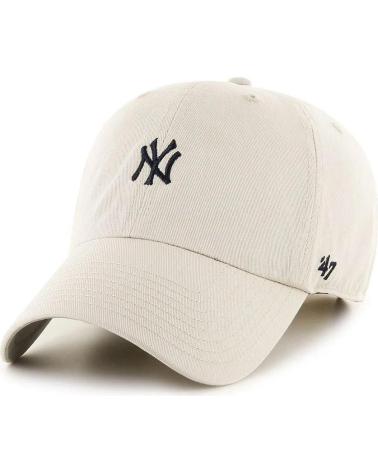 47 BRAND CAPPELLINO MLB NEW YORK YANKEES BASE RUNNER CLEAN UP CREMA