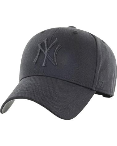 CASQUETTE '47 BRAND NEW YORK YANKEES RAISED BASIC NOIR SUR NOIR