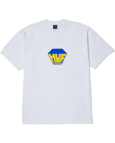 HUF BIG BLOCK TEE T-SHIRT WEISS