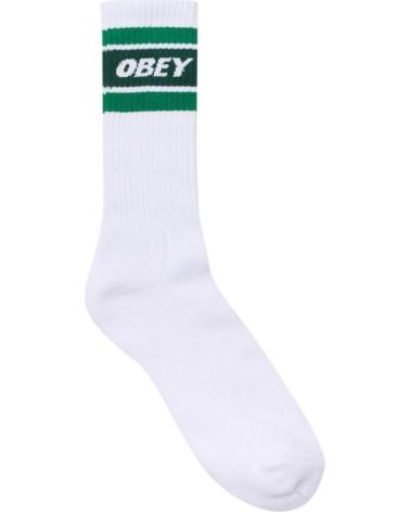 CHAUSSETTES OBEY COOPER II WHITE GREEN
