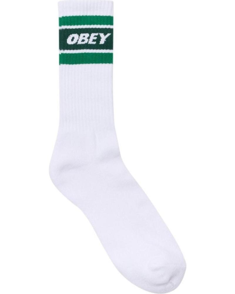 CHAUSSETTES OBEY COOPER II WHITE GREEN