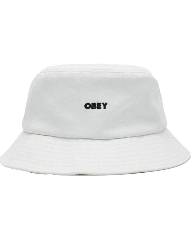 GORRO BUCKET OBEY BOLD TWILL WHITE