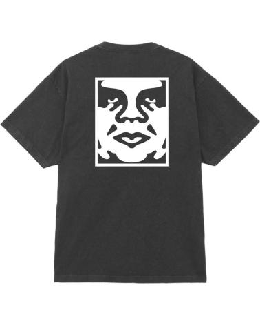 T-SHIRT OBEY HEAVYWEIGHT BOLD ICON FACE PIGMENT TRUE VIN
