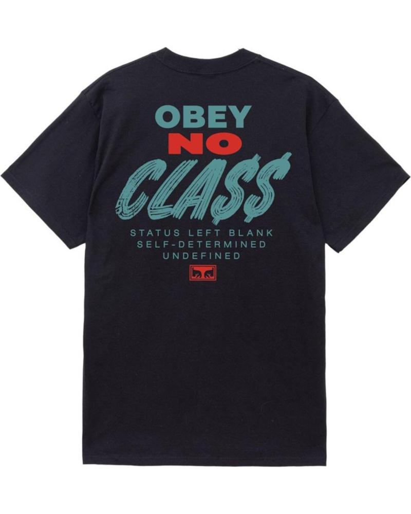 T-SHIRT OBEY CLASS DROPOUT COLORE BLACK