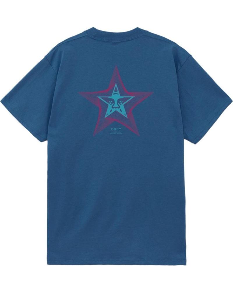 T-SHIRT OBEY COSMIC NOISE BLU HARBOR