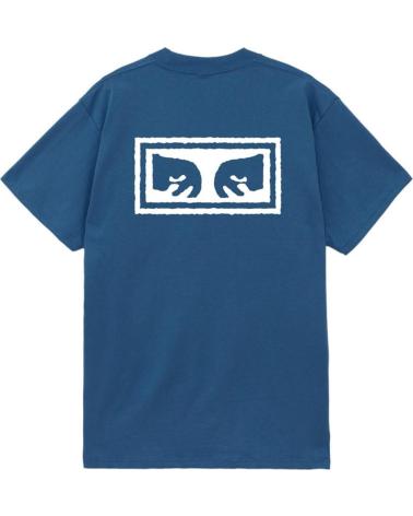 T-SHIRT OBEY EYES 3 HARBOR BLUE