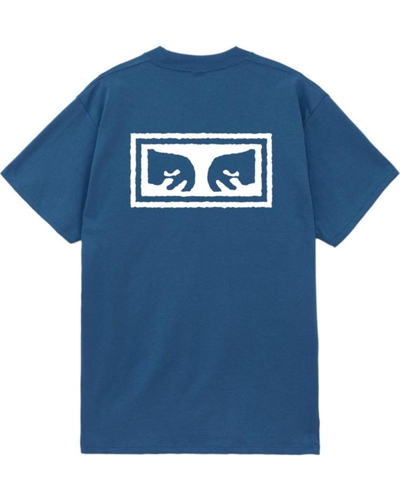 T-SHIRT OBEY EYES 3 HARBOR BLUE