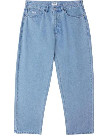 JEAN OBEY BIGWIG BAGGY DENIM INDIGO CLAIR