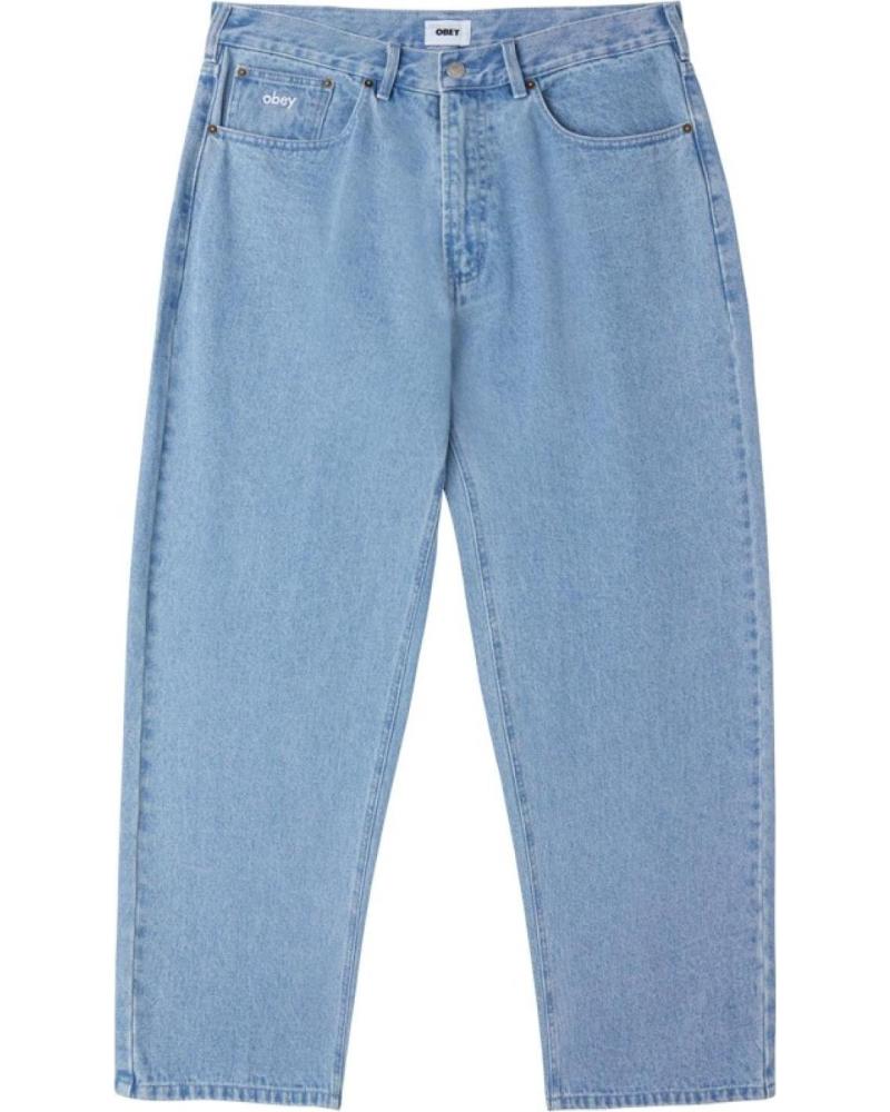 JEAN OBEY BIGWIG BAGGY DENIM INDIGO CLAIR