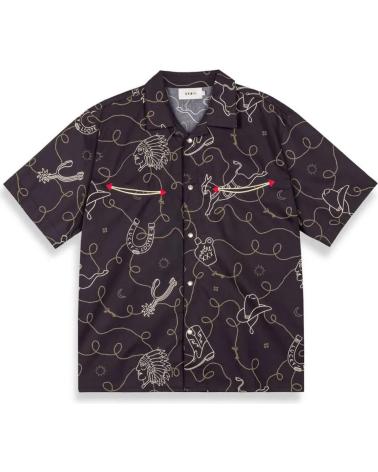 CHEMISE GRIMEY LONE HAND BUTTON UP NOIRE