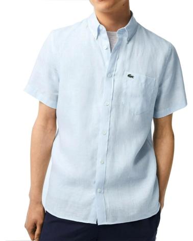 LACOSTE SHORT SLEEVED SHIRT BLUE