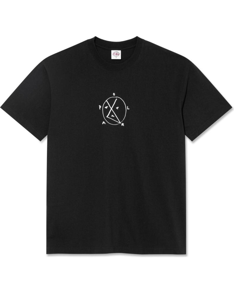 POLAR CAMISETA SKATE CO HEAD TEE BLACK