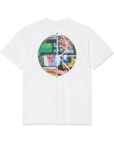 POLAR CAMISETA SKATE CO FILL LOGO TEE OURSELVES COLLAGE WHITE