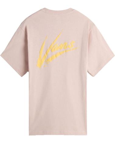 MAGLIETTA VANS BRUSH SCRIPT LOOSE SS ROSA SEPPIA