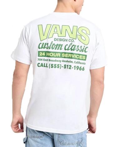 CAMISETA VANS OFF THE WALL SHOP FRONT SS BRANCA