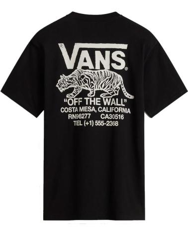 T-SHIRT VANS OFF THE WALL SNEAKY SS NERA CON GRAFICA POSTERIORE