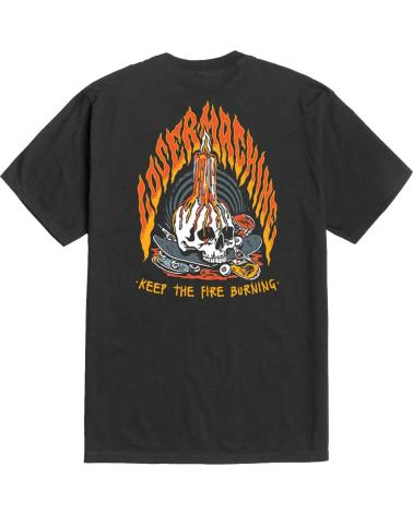 LOSER MACHINE CAMISETA ON FIRE ST TEE BLACK