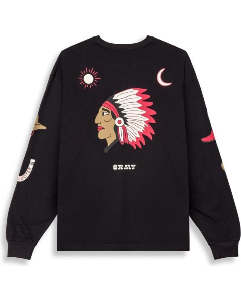 GRIMEY CAMISETA MANGA LARGA LONE HAND NEGRO BLACK