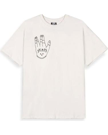 GRIMEY CAMISETA PEACE WITHIN THE GLITZY GRILLZ REGULAR TEE OFF WHIT