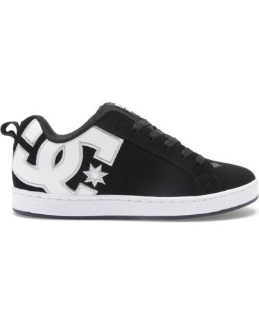 DC SHOES ZAPATILLAS COURT GRAFFIK SHOE BLACK WHITE STENCIL