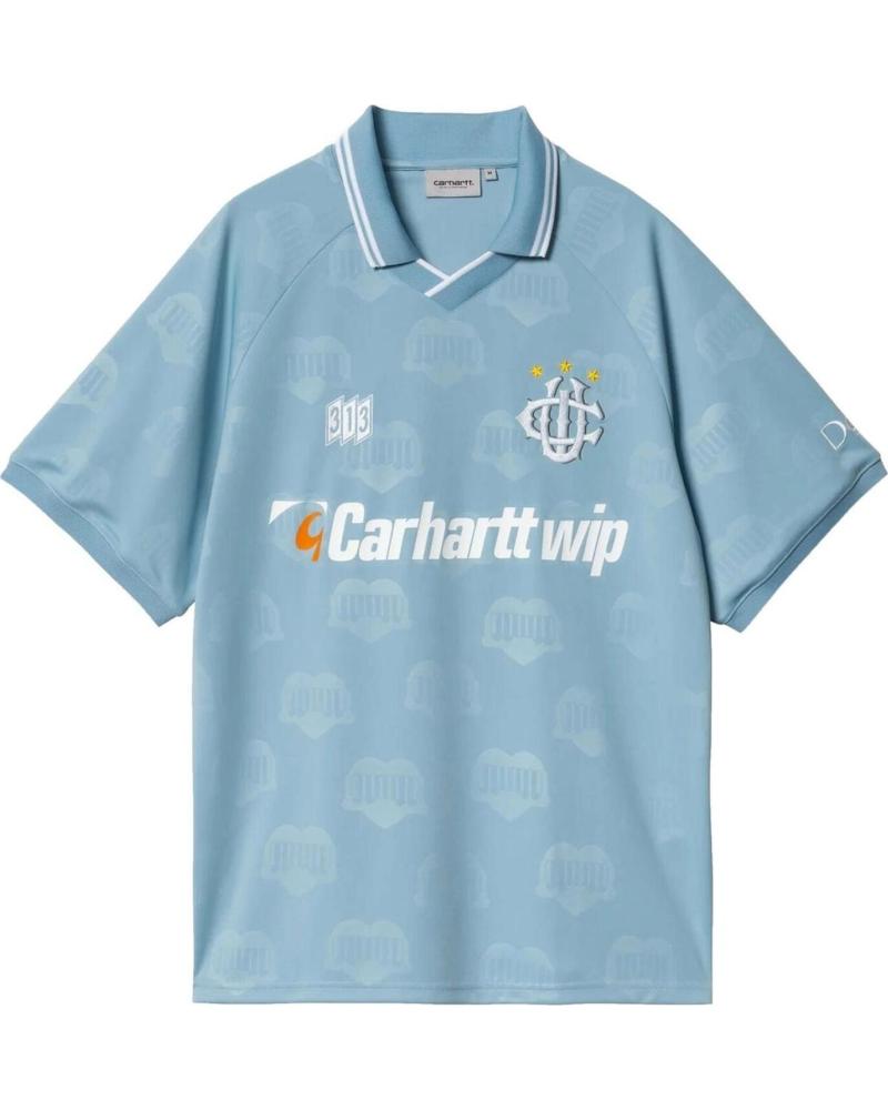 CARHARTT CAMISETA S-S HARTTS FOOTBALL T-SHIRT HEART TRAIN JACQUARD BL