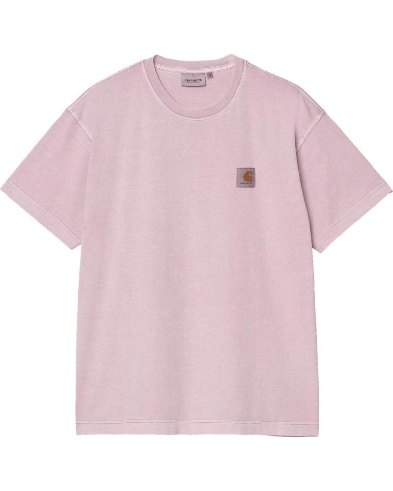 T-SHIRT CARHARTT S-S NELSON HORTÊNSIA TINGIDA EM PEÇA